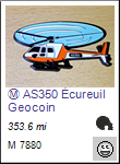 AS350 Ecureuil Geocoin