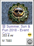 Summer, Sun & Fun 2018 - Event Coin